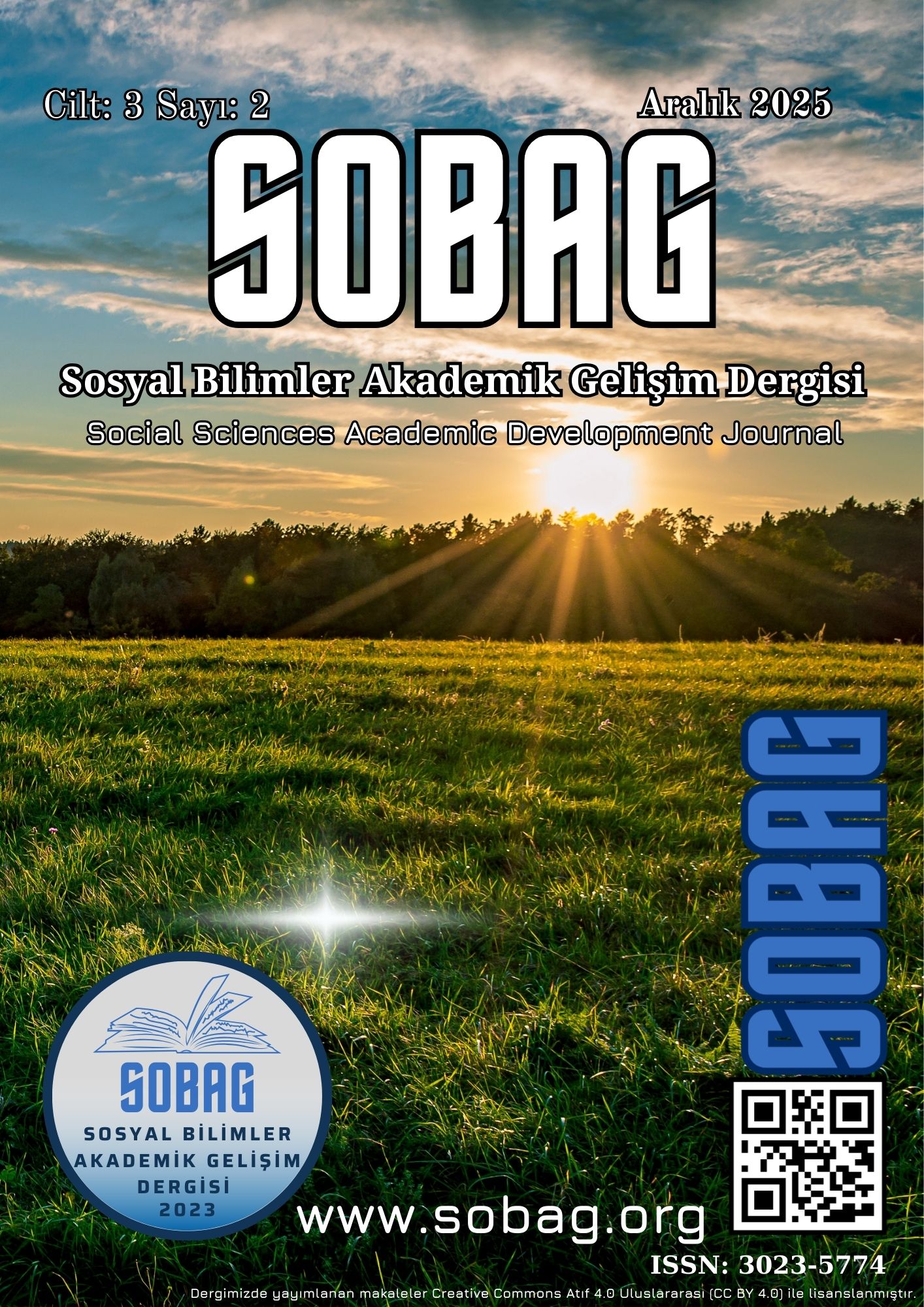 					Cilt 3 Sayı 2 (2025): SOBAG Gör
				